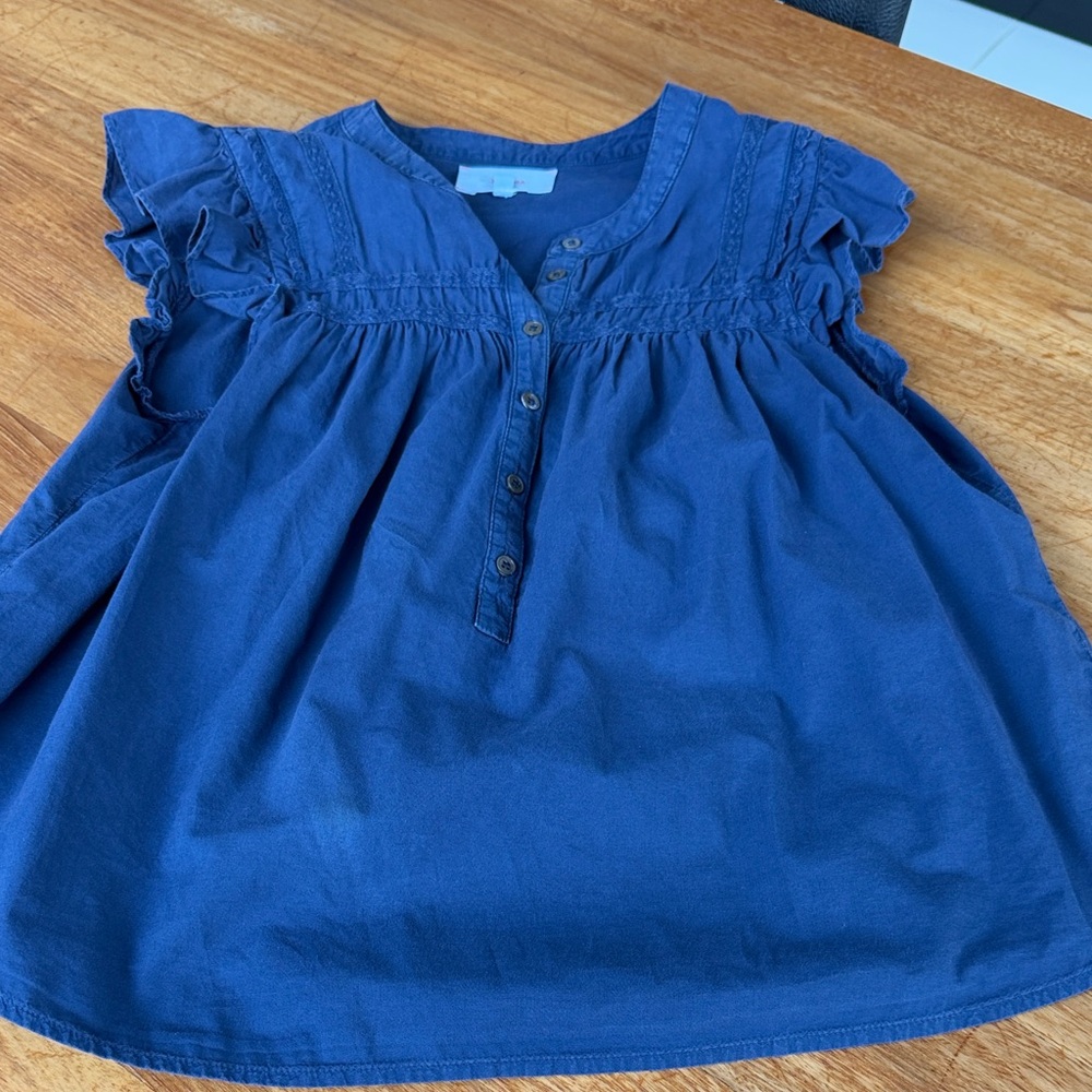 XiRENA Navy Blouse